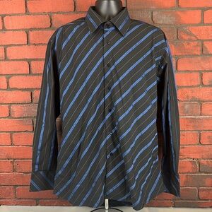 Report Collection Mens XL‎ Striped Dress Shirt – Classic Workwear